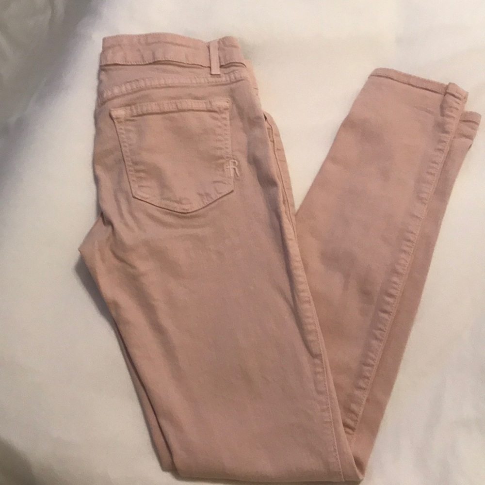 Soft pink size 26 Rich and Skinny jeans